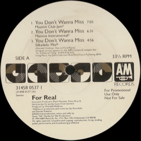 画像1: For Real - You Don't Wanna Miss 12"