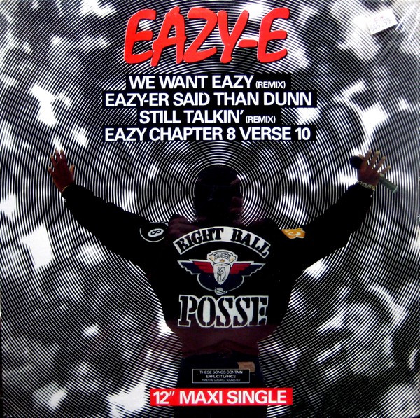 画像1: Eazy E - We Want Eazy (Remix)/Eazy-er Said Than Dunn/Still Talkin'(Remix)/Easy Chapter 8 Verse 10  12" 
