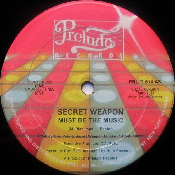 画像1: Secret Weapon - Must Be The Music  12" 
