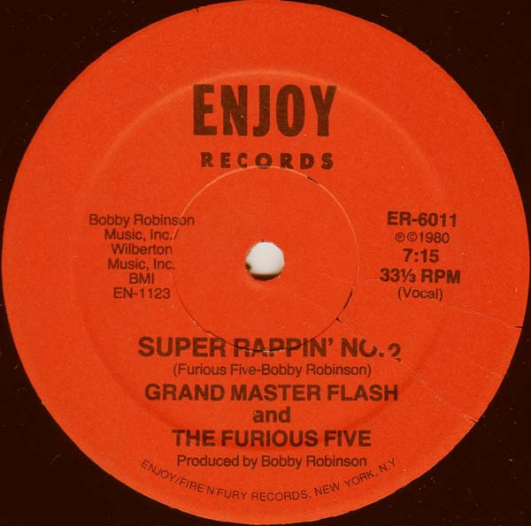 画像1: Grand Master Flash And The Furious Five - Super Rappin' No. 2  12"