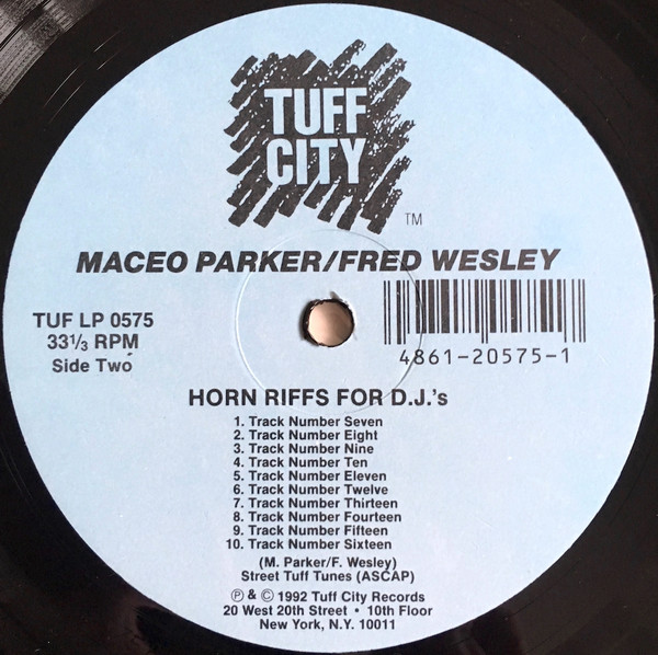 画像2: Maceo Parker/Fred Wesley - Horn Riffs For D.J.'s  LP