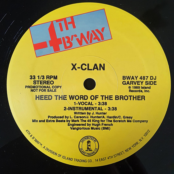 画像1: X-Clan - Heed The Word Of The Brother/Raise The Flag 12"