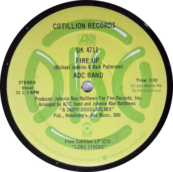 画像1: ADC Band - Fire Up/More & More Disco  12"