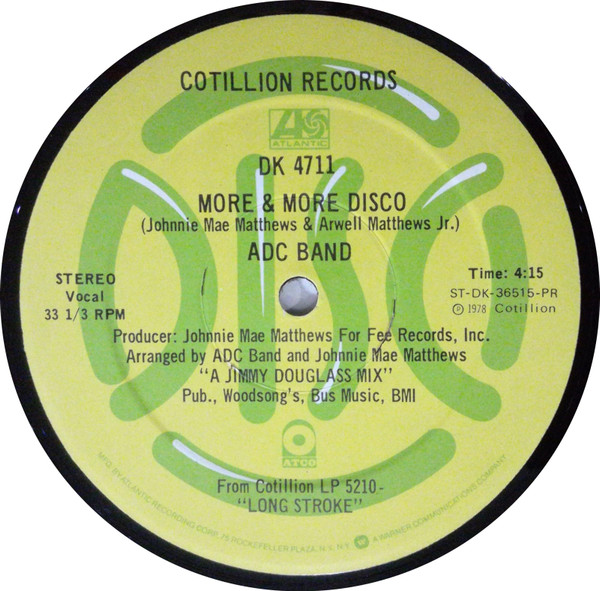 画像2: ADC Band - Fire Up/More & More Disco  12"