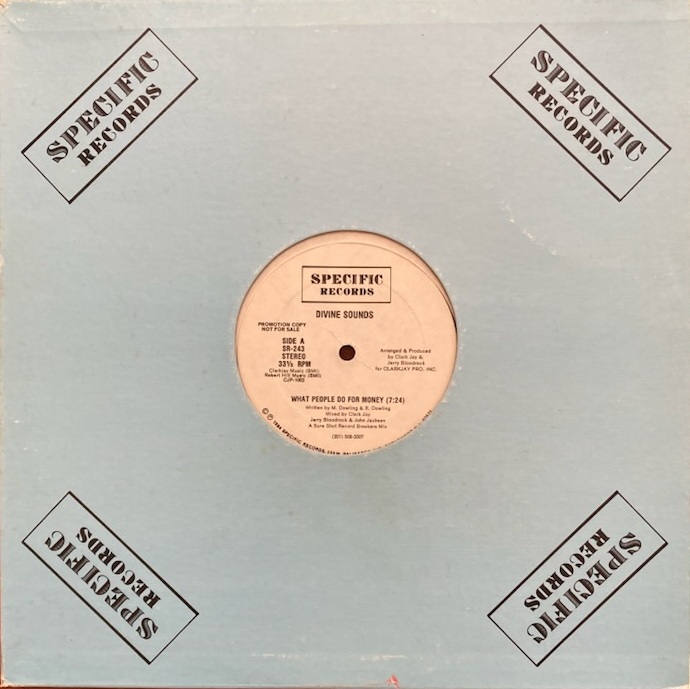 画像1: Divine Sounds - What People Do For Money/Dollar Bill Dub Dub  12"