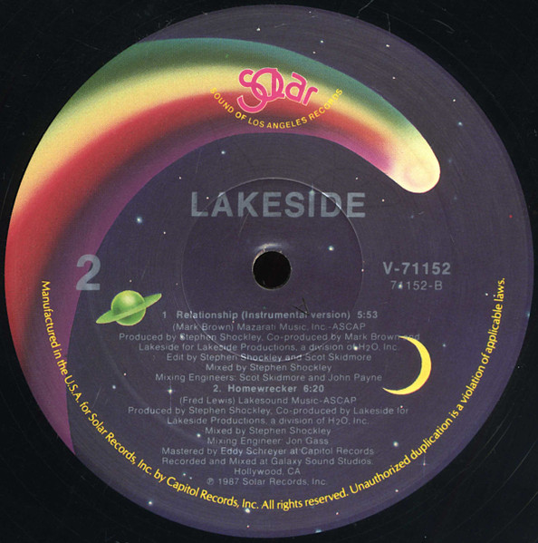画像2: Lakeside - Relationship/Homewrecker  12"