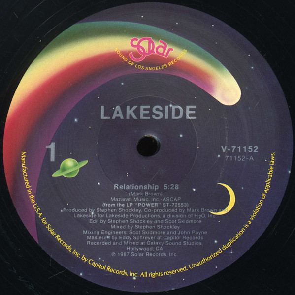 画像1: Lakeside - Relationship/Homewrecker  12"