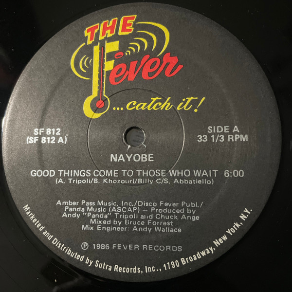 画像1: Nayobe - Good Things Come To Those Who Wait  12"