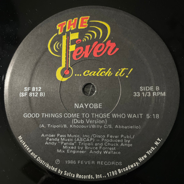 画像2: Nayobe - Good Things Come To Those Who Wait  12"