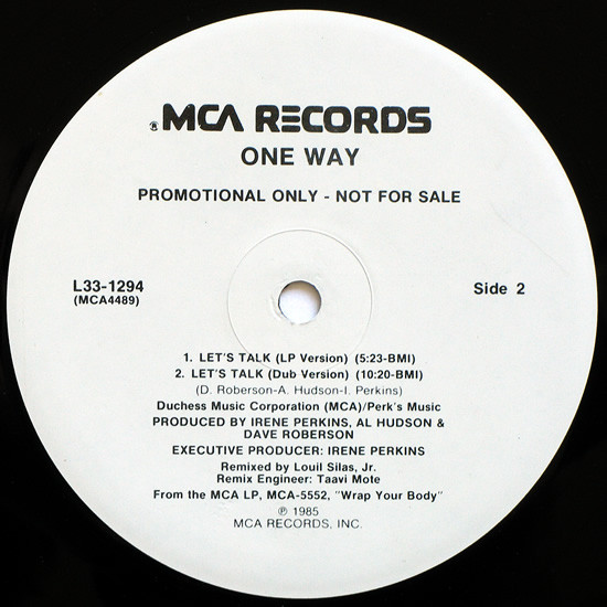 画像2: One Way - Let's Talk  12"