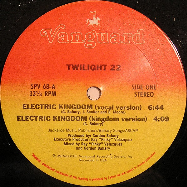 画像1: Twilight 22 - Electric Kingdom (4Vers) 12"