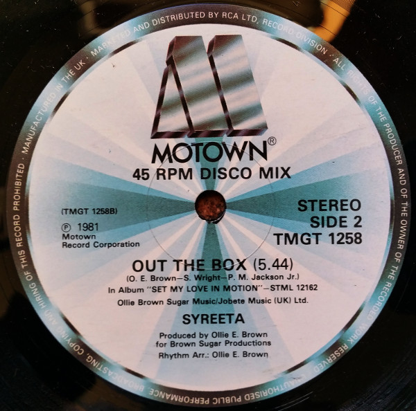 画像2: Syreeta - I Must Be In Love/Out The Box 12"