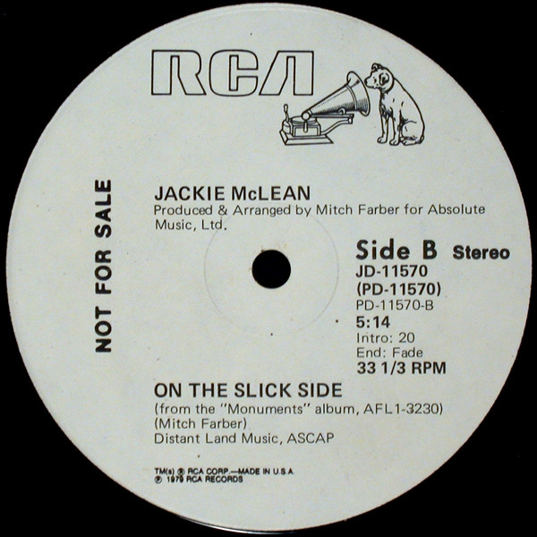 画像2: Jackie McLean - Doctor Jackyll And Mister Funk/On The Slick Side  12"