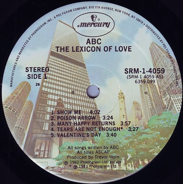 画像2: ABC - The Lexicon Of Love  LP