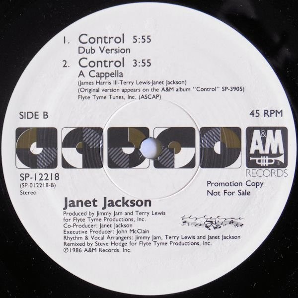画像2: Janet Jackson - Control (Video Mix)  12"