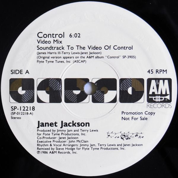 画像1: Janet Jackson - Control (Video Mix)  12"