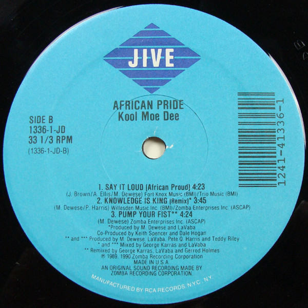 画像3: Kool Moe Dee - African Pride  EP