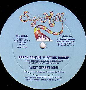画像1: West Street Mob - Break Dance-Electric Boogie/Let Your Mind Be Free  12"
