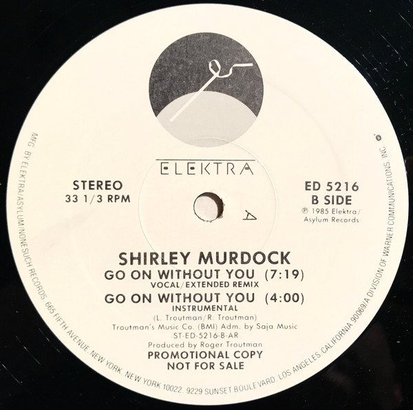 画像2: Shirley Murdock - Go On Without You  12"