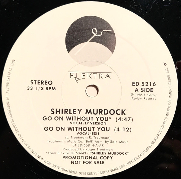 画像1: Shirley Murdock - Go On Without You  12"