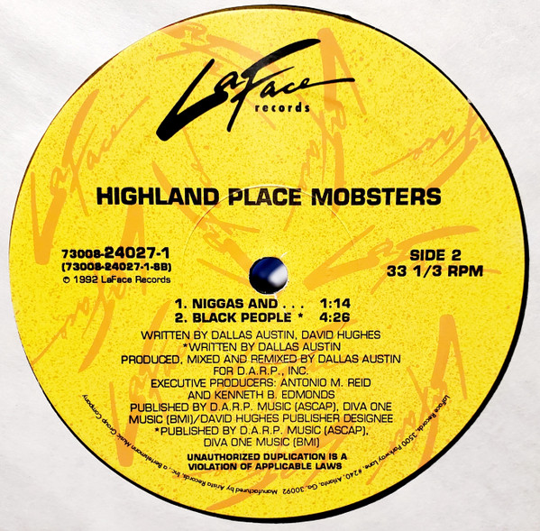 画像3: Highland Place Mobsters - Let's Get Naked/Niggas And…/Black People  12" 
