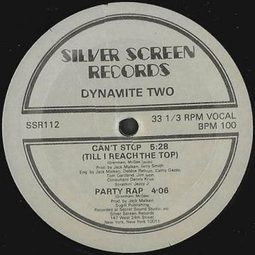 画像1: Dynamite Two	- Can't Stop (Till I Reach The Top)/Party Rap  12"