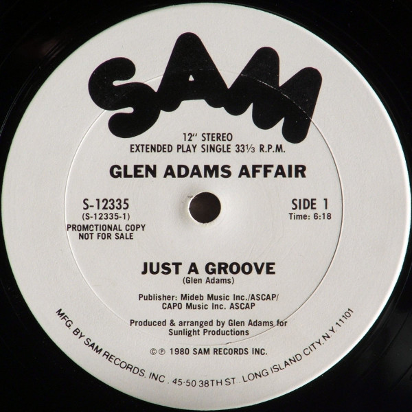 画像1: Glen Adams Affair - Just A Groove/We've Got To Make It  12"