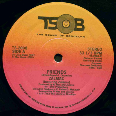 画像1: Zalmac Featuring Zulema - Friends  12"