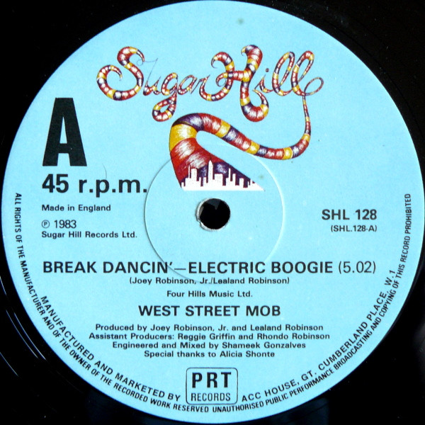 画像1: West Street Mob - Break Dancin' - Electric Boogie/Let Your Mind Be Free  12"