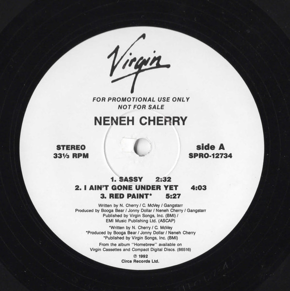 画像1: Neneh Cherry - Untitled (Homebrew) 5 Tracks Sampler  EP