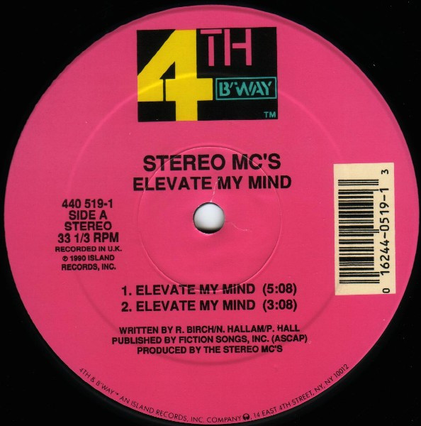 画像1: Stereo MC's - Elevate My Mind/Smokin' With The Motherman 12"
