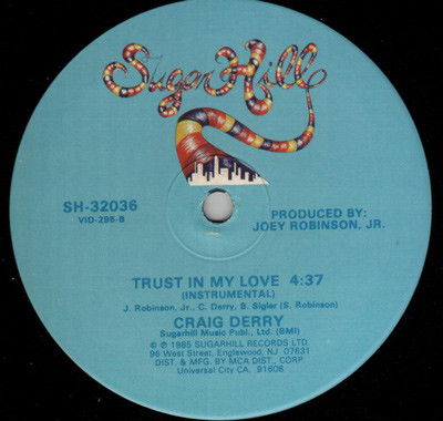 画像2: Craig Derry - Trust In My Love  12"