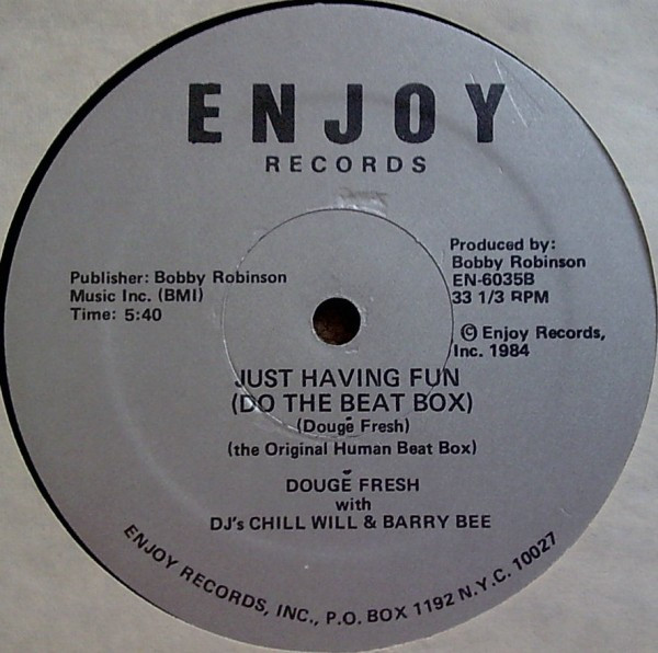 画像2: Dougé Fresh With D.J. Chill Will & D.J. Barry Bee - Just Having Fun  12"