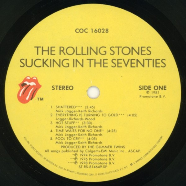 画像2: The Rolling Stones - Sucking In The Seventies  LP