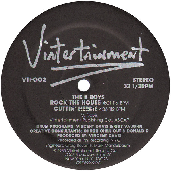 画像2: The B Boys - Rock The House/Cuttin' Herbie  12"