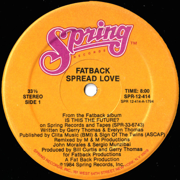 画像1: Fatback - Spread Love  12"