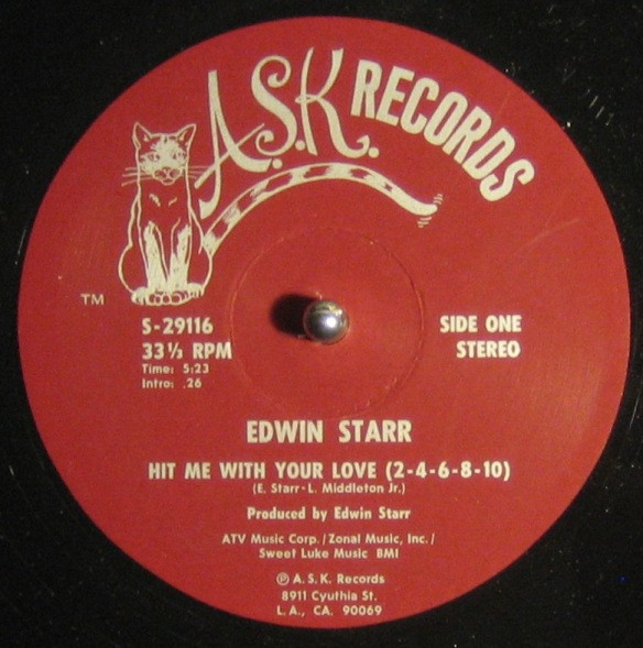 画像1: Edwin Starr - Hit Me With Your Love (2-4-6-8-10)/Over And Over  12"  