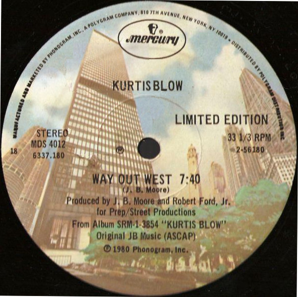 画像2: Kurtis Blow - Starlife/Way Out West  12"