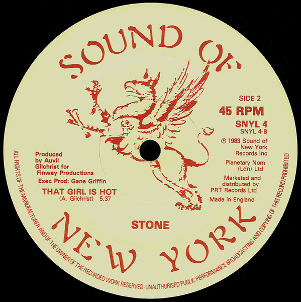 画像2: Stone - Crazy/That Girl Is Hot  12" 