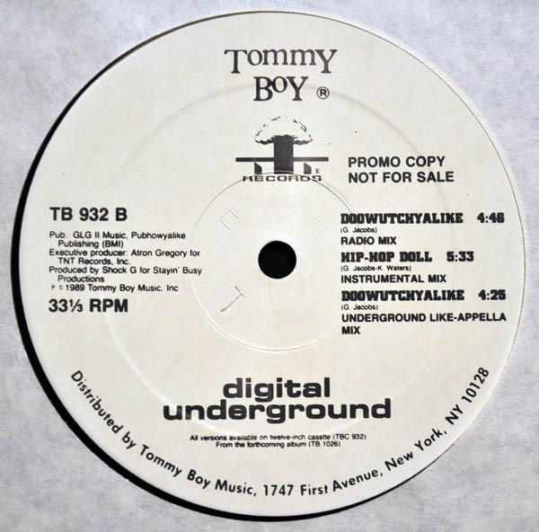 画像2: Digital Underground - Doowutchyalike/Hip Hop Doll  12" 