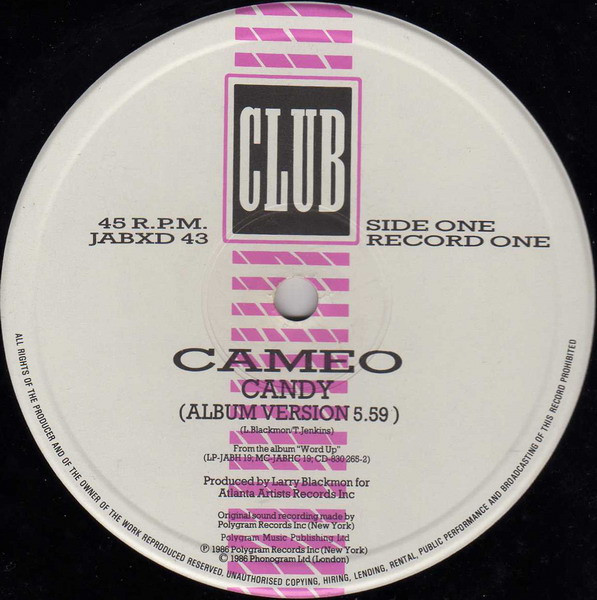 画像2: Cameo - Candy/Don't Be Lonely/Single Life  12"X2