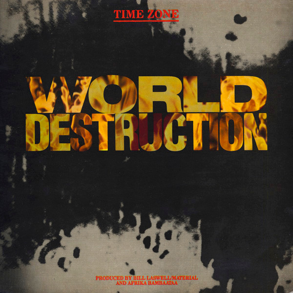 画像1: Time Zone Featuring John Lydon & Afrika Bambaataa - World Destruction  12"