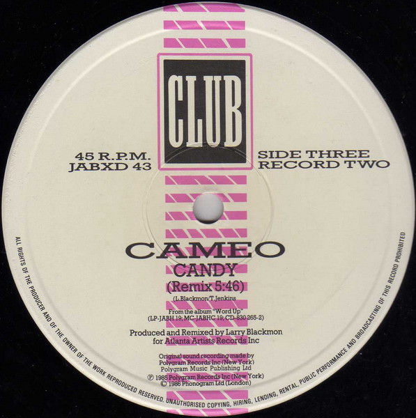 画像4: Cameo - Candy/Don't Be Lonely/Single Life  12"X2
