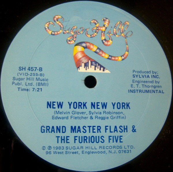 画像2: Grand Master Flash & The Furious Five - New York New York  12"