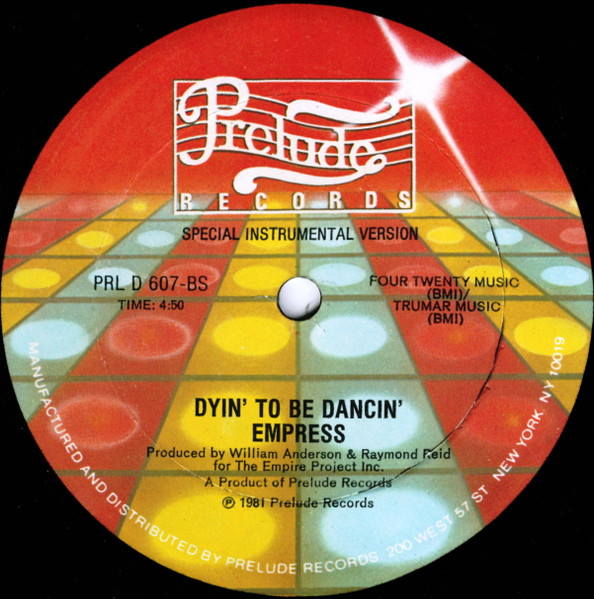 画像2: Empress - Dyin' To Be Dancin'  12"