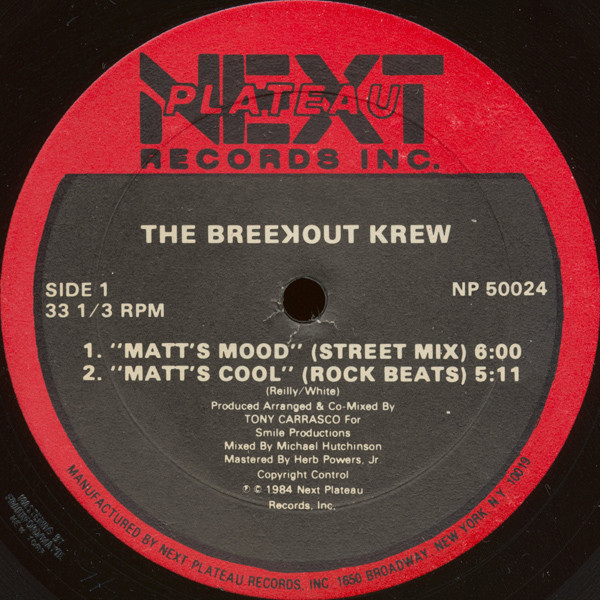 画像1: The Breekout Krew - Matt's Mood/Everybody Break/Break,Break  12" 