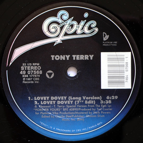 画像1: Tony Terry - Lovey Dovey  12"