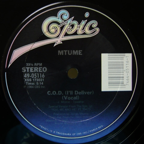 画像1: Mtume - C.O.D. (I'll Deliver)  12"  