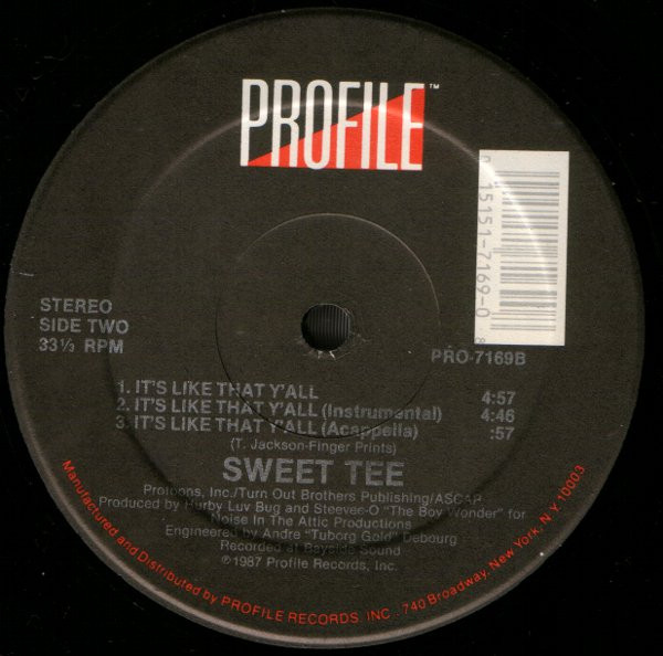 画像2: Sweet Tee - I Got Da Feelin'/It's Like That Y'all  12"