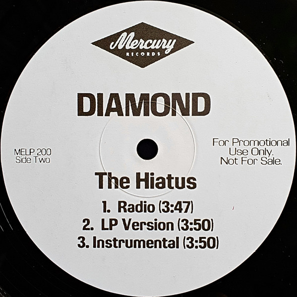 画像2: Diamond feat:Cru - The Hiatus (Remix)/The Hiatus  12"